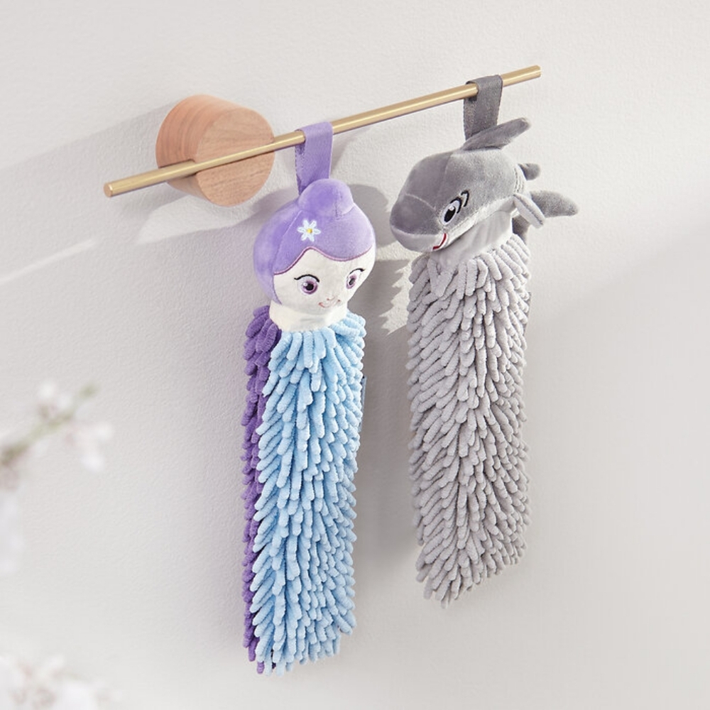 Norwex Kids Pet To Dry Shark Hand Towel